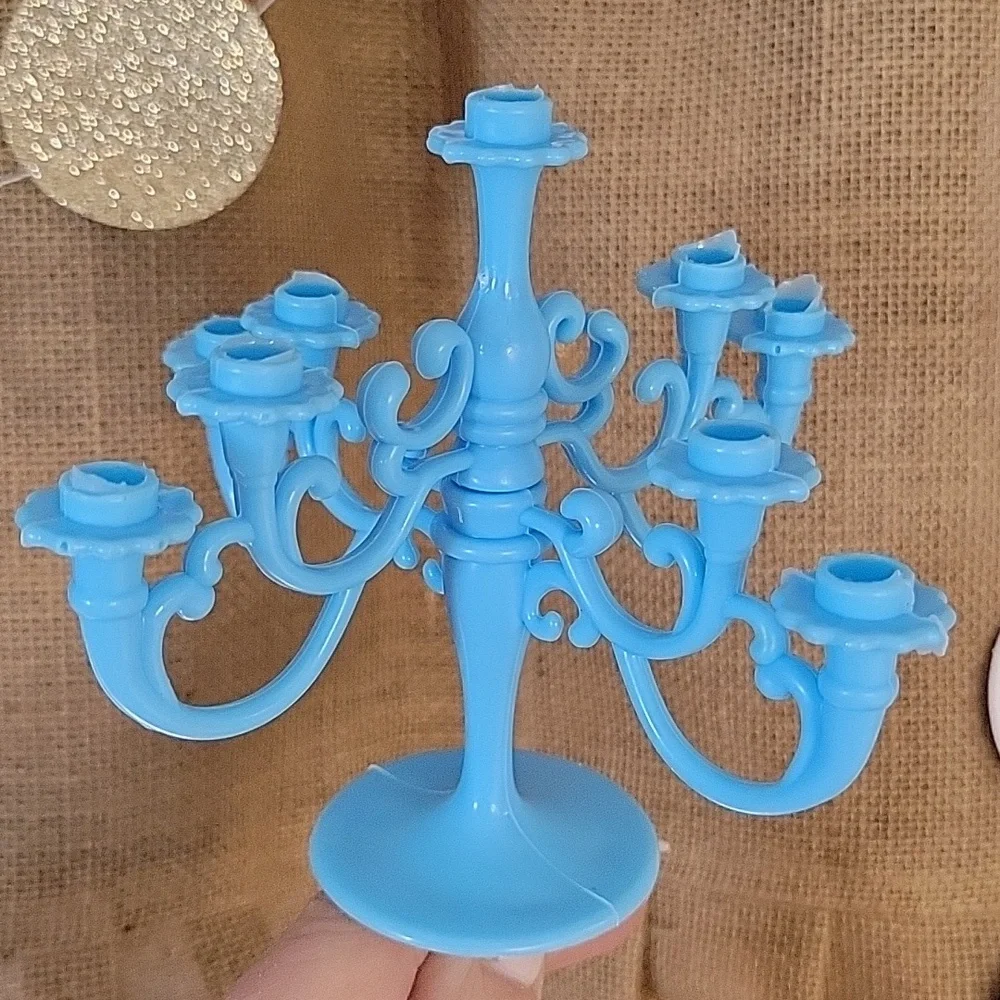 EXPANDABLE CANDLE HOLDER CAKE TOPPER, CHOICE OF COLOR